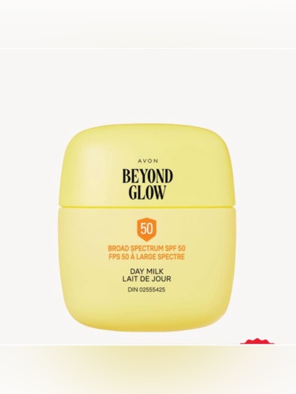 NEW Avon Beyond Glow Day Milk SPF 50 Sunscreen Sun Skin Care Scent Free Korea